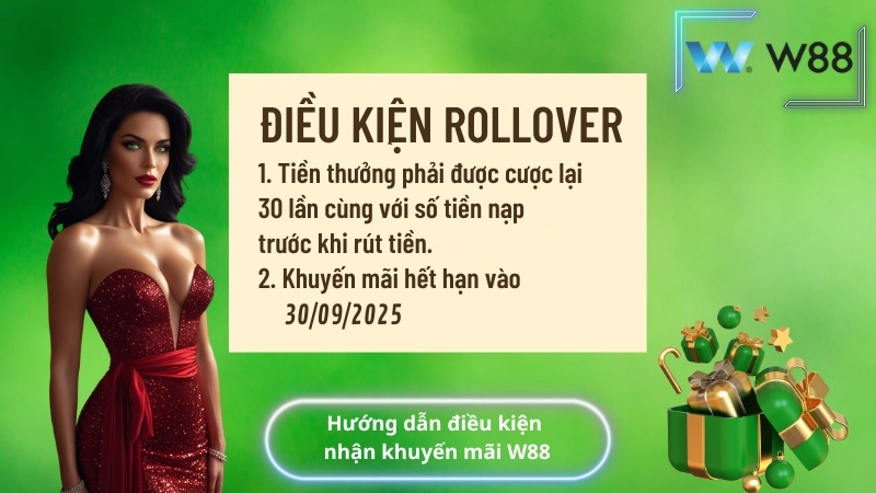 Hướng dẫn điều kiện nhận khuyến mãi W88